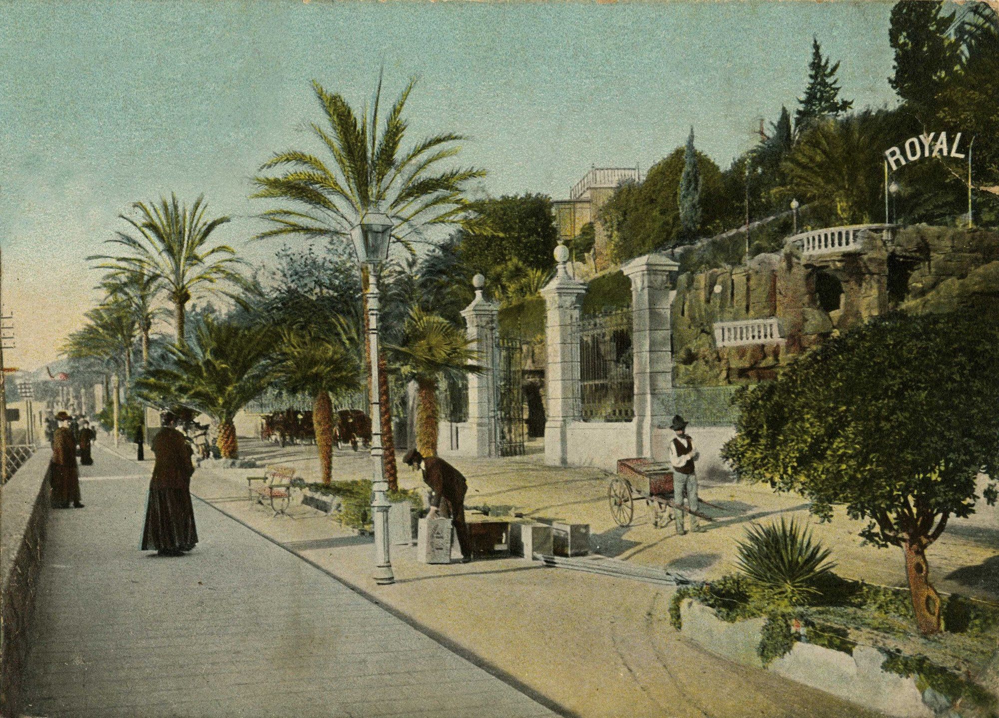 Royal Hotel Sanremo Fasilitas foto The Royal Hotel in 1910